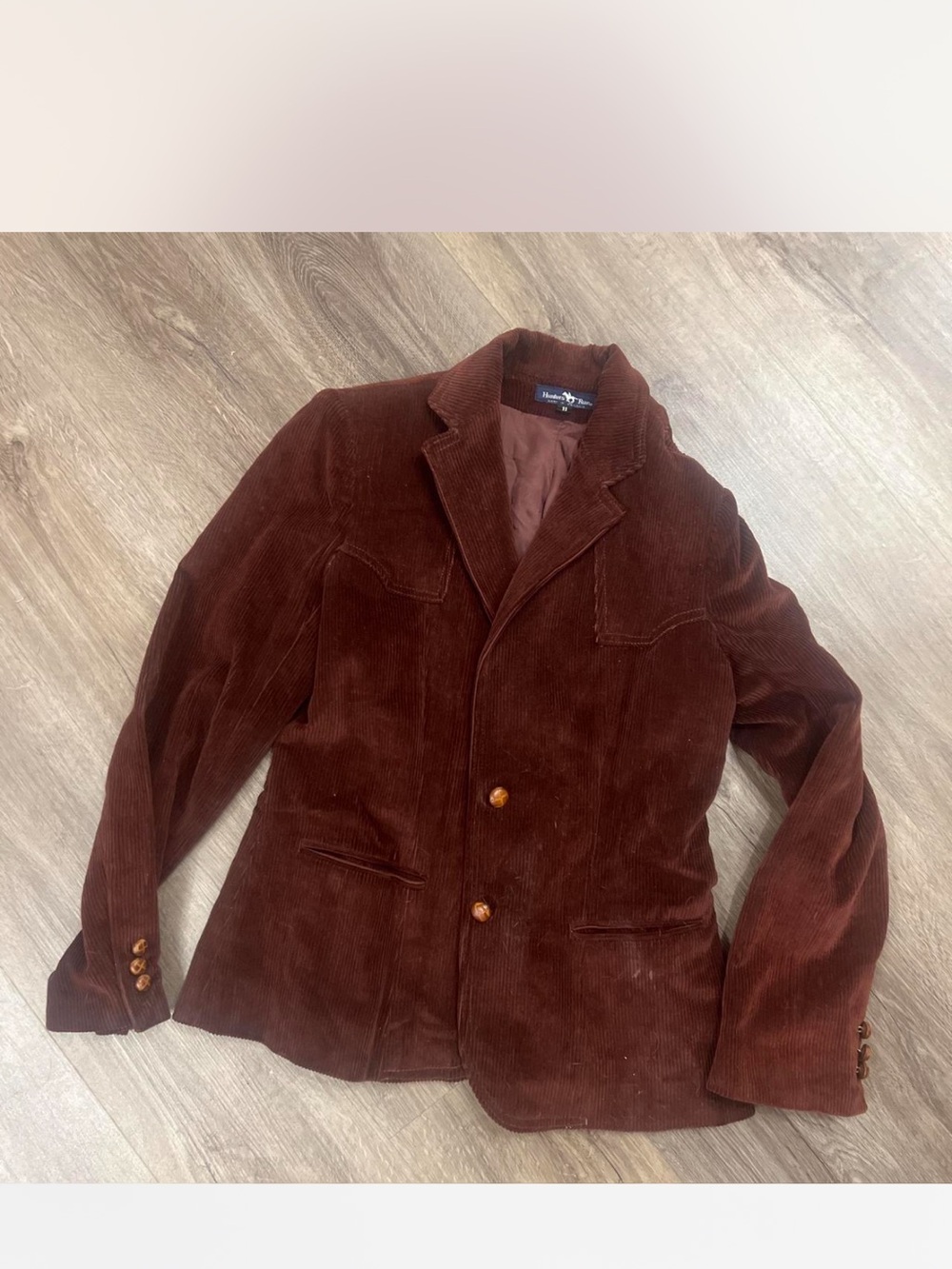 Aravon Dark Brown Corduroy western jacket